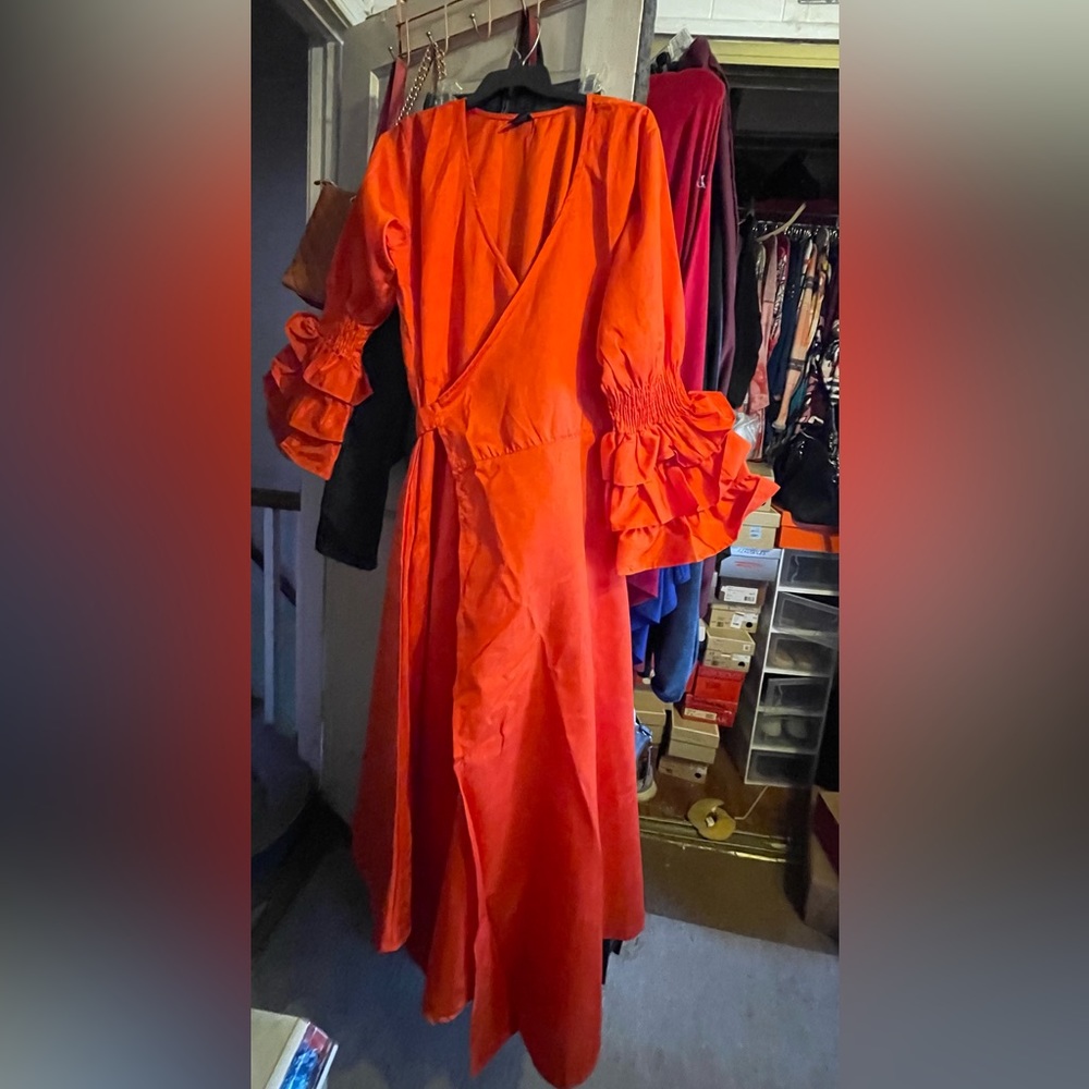 Orange dress